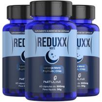 KIT 3X Reduxx NOITE (Laranja Moro, Psyllium, Chia) 60 cápsulas - Natulha