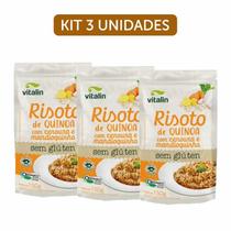 Kit 3X: Risoto Quinoa, Cenoura E Mandioquinha Orgânico Sem