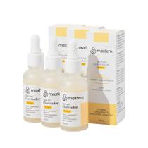 KIT 3x Sérum Clareador Íntimo 30ml MaxFem Uniformiza Tom da Pele, Hidratação Profunda, Niacinamida Ácido Hialurônico, Uso Externo
