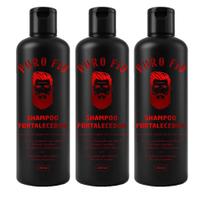 Kit 3x Shampoo Antiquedas Fortalecimento e Crescimento - Puro Fio 250ml - Envio Imediato