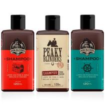 Kit 3x Shampoo Barba Negra Calico Peaky Blinders Don Alcides