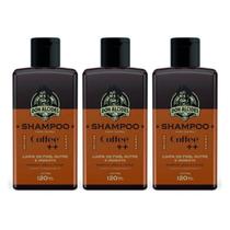 Kit 3x Shampoo Para Barba 120ml - Coffee - Don Alcides