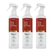 Kit 3x Skin Care Defense Vetnil 250ml