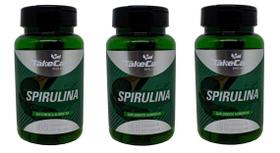 Kit 3x Spirulina 500mg (3x 60 cápsulas) - Take Care