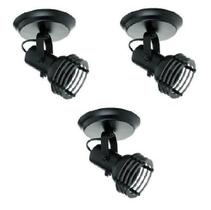 Kit 3x Spot Par20 Bulbo Led 550/1 Hiperlight Preto