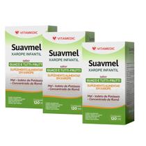 Kit 3x Suavmel Infantil - Guaco e Tutti Fruti 150ml - Vitamedic