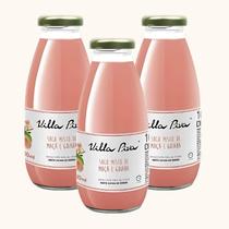 Kit 3X: Suco Goiaba E Maçã Integral Sem Açúcar Villa Piva