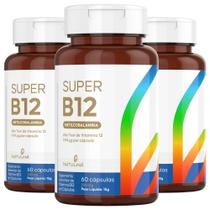 KIT 3X Super B12 414% (Metilcobalamina) IDR 60 cápsulas - Natulha