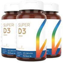 KIT 3X Super D3 60 cápsulas Natulha