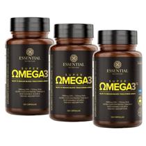 Kit 3x Super Omega 3 TG ( 120 caps) 500mg - Essential Nutrition