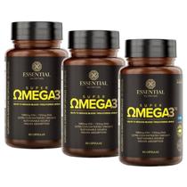 Kit 3x Super Omega 3 TG (60 caps cada) 1000mg - Essential Nutrition