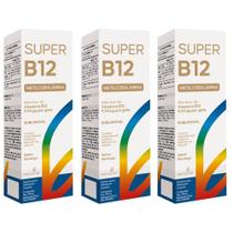 KIT 3X Super Vitamina B12 Metilcobalamina Sublingual 20ml - Natulha Sabor:Morango KIT 3X Super Vitamina B12 Metilcobalamina Sublingual 20ml - Natulha Sabor:Morango