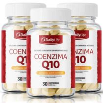 kit 3x Suplemento Alimentar de Coenzima Q10 100mg - Sem Glúten, Ideal para Adultos, 30 Comprimidos kit 3x Suplemento Alimentar de Coenzima Q10 100mg - Sem Glúten, Ideal para Adultos, 30 Comprimidos
