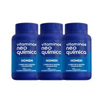 Kit 3x Suplemento Alimentar Homem 60 Cpr - NEO QUIMICA