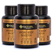 Kit 3x Suplemento Alimentar Hydro Body Booster GoHealth 60 Cápsulas