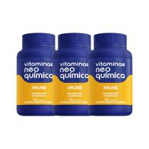 Kit 3x Suplemento Alimentar Imune 30 Cpr - NEO QUIMICA Kit 3x Suplemento Alimentar Imune 30 Cpr - NEO QUIMICA