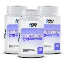 Kit 3x Suplemento Coenzimaq10 com L triptofano 60 cápsulas PRO LIFE
