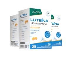 Kit 3x Suplemento Luteína com Zeaxantina 60 cápsulas Lauton
