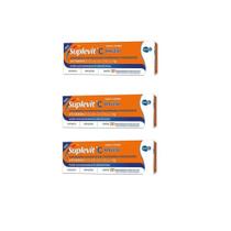 Kit 3x Suplevit Vitamina C Prevent (ácido ascórbico) 1g