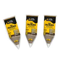 Kit 3x Tech Cola Bloco Argamassa Pronta para Assentamento 2,5KG Pulo do Gato