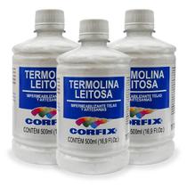 Kit 3x Termolina Leitosa 500ml Corfix