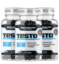 Kit 3x Testo 120 capsulas Vitaminas e Minerais com Boro