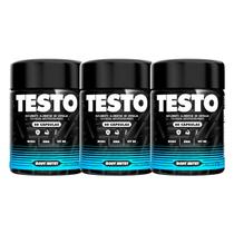 Kit 3x Testo Pote 60 cápsulas Ganho de Massa Muscular, Força, Energia e Vitalidade Body Nutry Kit 3x Testo Pote 60 cápsulas Ganho de Massa Muscular, Força, Energia e Vitalidade Body Nutry