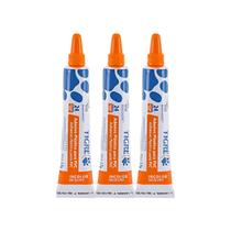 Kit 3x Tigre Cola Incolor 17g Bisnaga Transparente