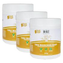 Kit 3X: Tira Manchas Baby Biodegradável Bioz Green 350G