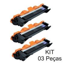 Kit 3X Toner Brother Compatível Tn1060 1202/1212/1602/1617