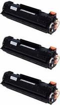 Kit 3x Toner Compatível CF283A 83A 100% Novo M127FN M127FW M127 M125 M201 M225 M226 M202 1.500 Impressões