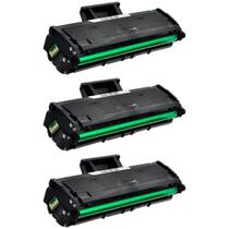 Kit 3x Toner Compatível MLT-D111S para M2070 M2070W M2070FW M2022 M2022W M2020 M2020W M2020FW