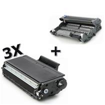 Kit 3X Toner Tn650 Tn580 Tn620 + Cartucho Cilindro Dr650 Dr620 Dr520 Kit 3X Toner Tn650 Tn580 Tn620 + Cartucho Cilindro Dr650 Dr620 Dr520