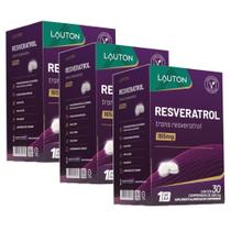 KIT 3X Trans-Resveratrol 165mg 30 comprimidos - Lauton