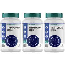 Kit 3X Triptofano 300mg - 60 Comprimidos - Nutralin Kit 3X Triptofano 300mg - 60 Comprimidos - Nutralin