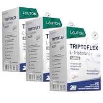 KIT 3X Triptoflex ( L-triptofano + Magnésio, Vitaminas B6 e B3) 60 comprimidos - Lauton