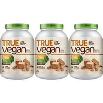 Kit 3X True Vegan Proteína Vegetal - 837g Doce de Leite - True Source