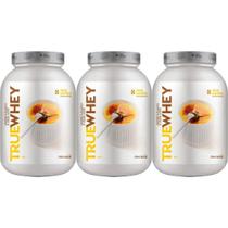 Kit 3X True Whey Protein Hidrolisado e Isolado - 837g Vanilla Crème Brûllè - True Source