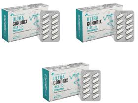 Kit 3x Ultra Condrix Vit D K Colageno Acido Hialuronico 60 Caps