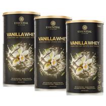 Kit 3x Vanilla Whey (750g) - Essential Nutrition