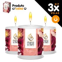 Kit 3x Vela Aromática Vela Perfumada - Várias Opçoes Perfume Aromaterapia