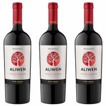 Kit 3x Vinho Tinto Chileno Undurraga Aliwen Reserva Cabernet Sauvignon 2019