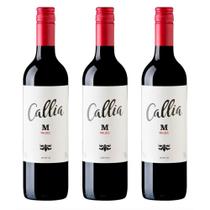 Kit 3x Vinhos Tintos ArgentinosCallia Malbec