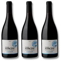 Kit 3x Vinhos Tintos Brasileiro Casa Soncini Tempranillo 2021