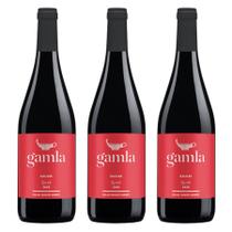 Kit 3x Vinhos Tintos Israelense Kosher Gamla Syrah