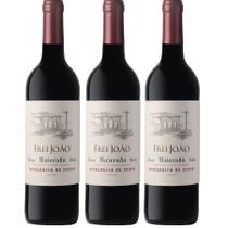 Kit 3x Vinhos Tintos Português Bairrada Frei João Tinto DOC Colheita