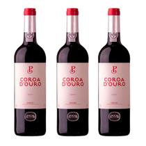 Kit 3x Vinhos Tintos Português Coroa D'ouro Douro DOC