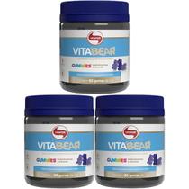 Kit 3X Vitabear - 60 Gomas Sabor Natural de Frutas - Vitafor Kit 3X Vitabear - 60 Gomas Sabor Natural de Frutas - Vitafor