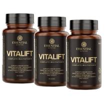 Kit 3x Vitalift Multivitamínico (90 Capsulas cada) - Essential Nutrition Kit 3x Vitalift Multivitamínico (90 Capsulas cada) - Essential Nutrition