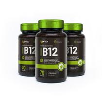 Kit 3X Vitamina B12 - 70 Cápsulas - Omix